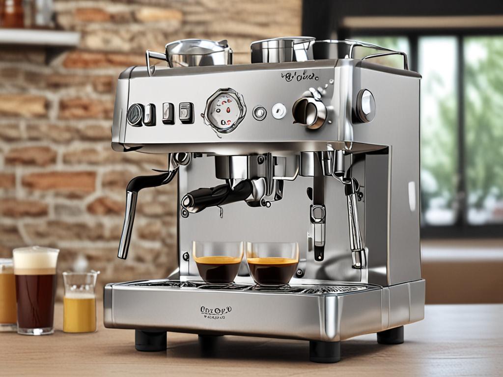 A countertop espresso machine